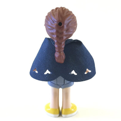 LEGO Minifigure-Emily Jones, Sand Blue Shorts - with Cape-Elves-ELF009-Creative Brick Builders